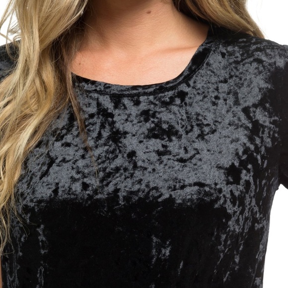 HP🌟 NWT Roxy Crushed Velvet Cuffing Season Shirt Dress - Picture 6 of 8